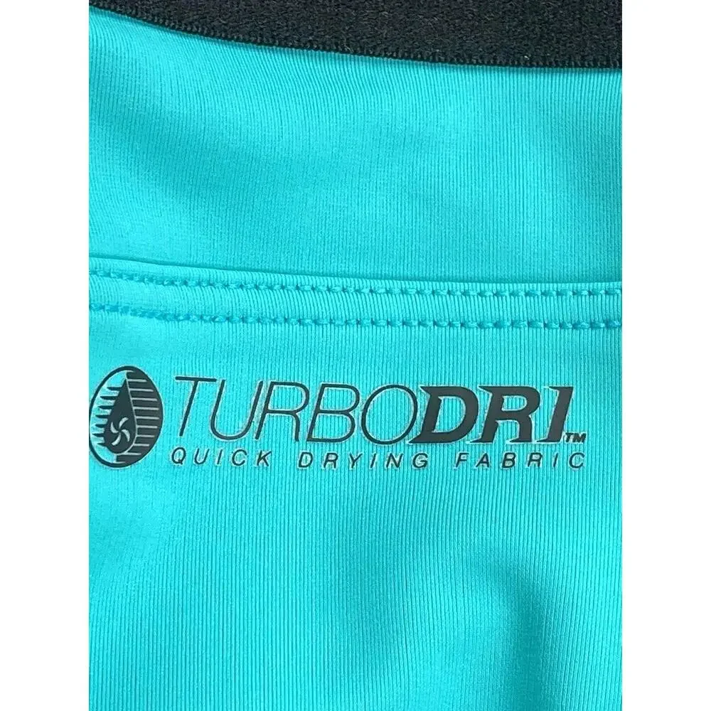 Speedo Swim Trunks Mens XXL Aqua‎ Black Active Swim Athletic TurboDri Poolside